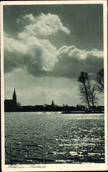 Postcard Röbel an der Müritz, panorama
