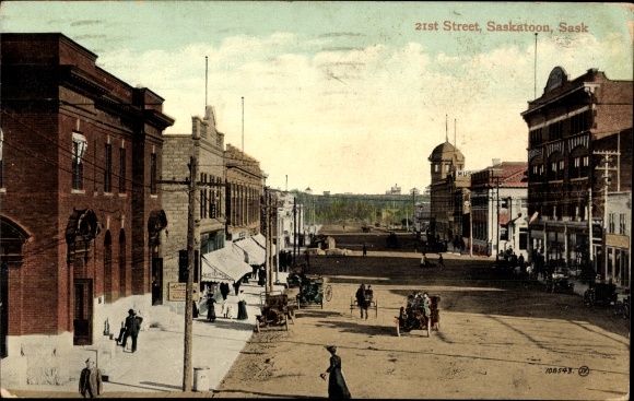 KP Saskatoon Saskatchewan Kanada, scena uliczna