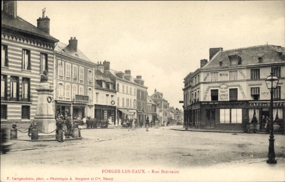 Ak Forges les Eaux Seine Maritime, Rue Breviaire