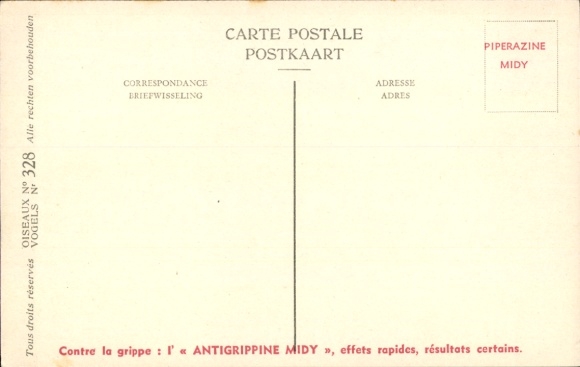 Artist Postcard Dupond, Hub., Lagopede d&#39;Ecosse, Scotch Sneeuwhoen, No. 328