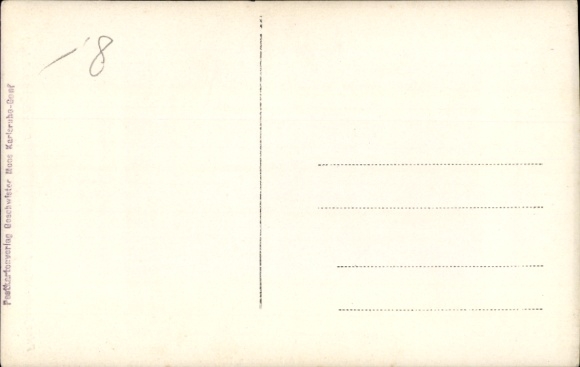 Postcard Prince Joachim Ernst, Prince Eugene of Anhalt, Princess Marie Auguste
