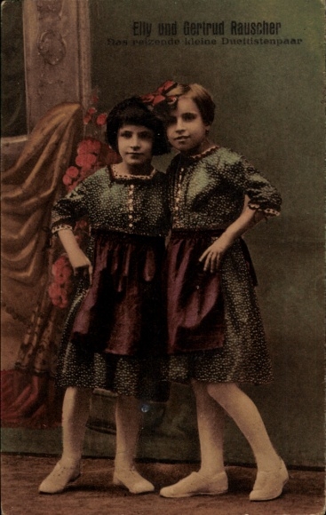 Postcard Elly and Gertrud Rauscher, artists