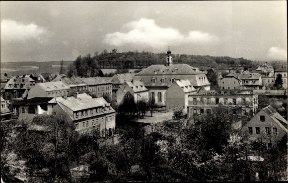 Ak Herrnhut in Sachsen, Teilansicht