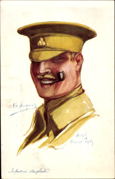 Artysta KP Dupuis, E., Infanterie Anglaise, brytyjski żołnierz, portret