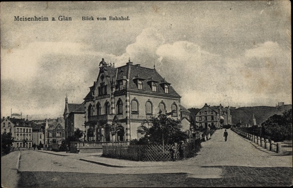 KP Meisenheim am Glan Pfalz, widok z dworca kolejowego