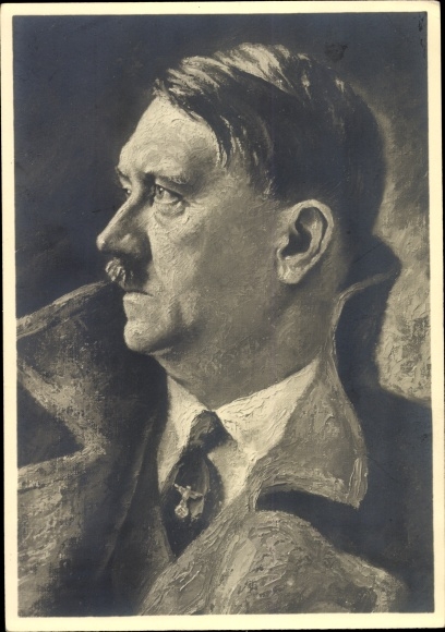 Künstler Ak Exner, W., Reichskanzler Adolf Hitler, Portrait