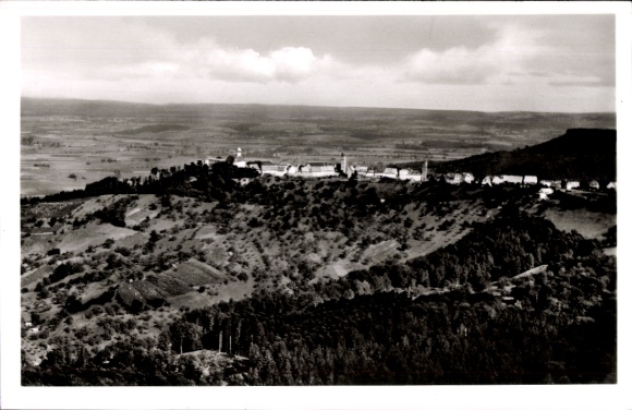 Postcard Waldenburg in Württemberg, aerial photograph