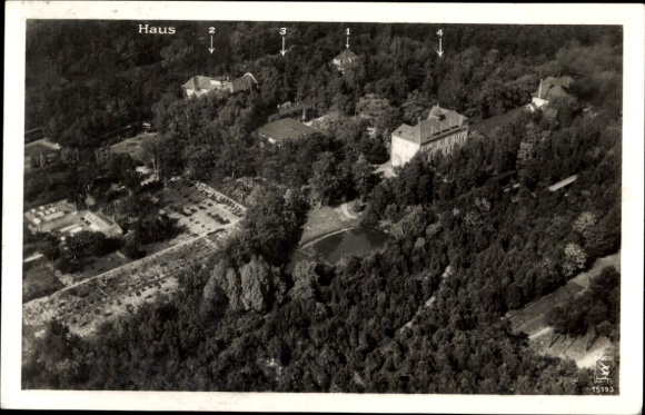 PC Berlin Tempelhof Lichtenrade, Birkenhaag sanatorium, aerial photo