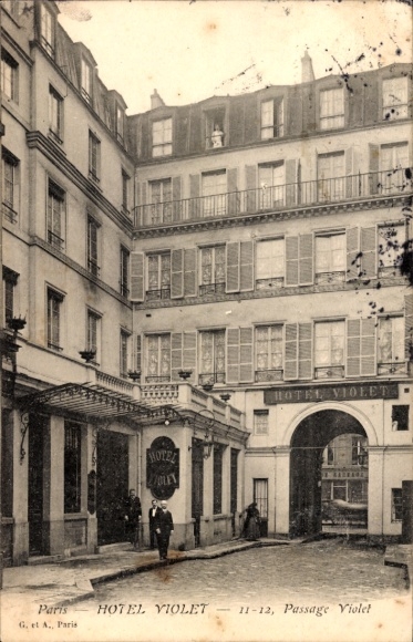 Ak Parijs XV. Vaugirard, Rue Violet