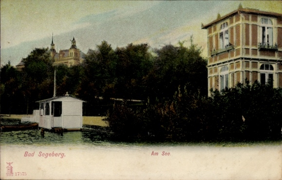 Postcard Bad Segeberg in Holstein, view of the lake