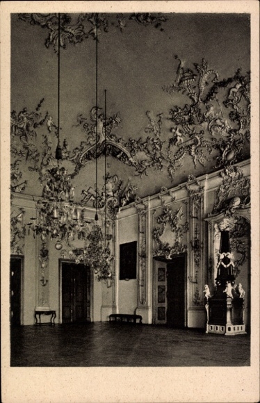Postcard Würzburg am Main Lower Franconia, Residence, White Hall