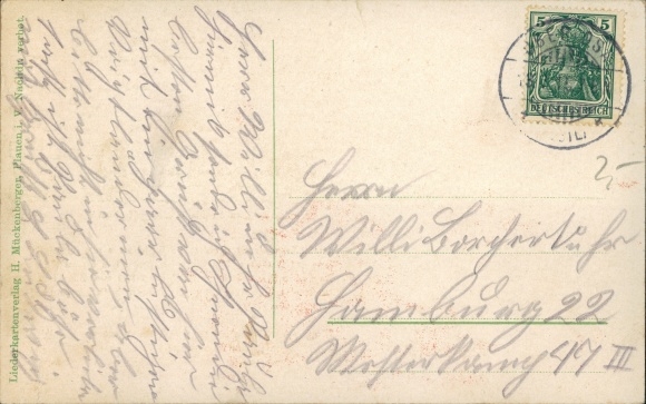 Song Postcard Mückenberger, Hilmar, Gebrgische Madle, young women in costume, Erzgebirge