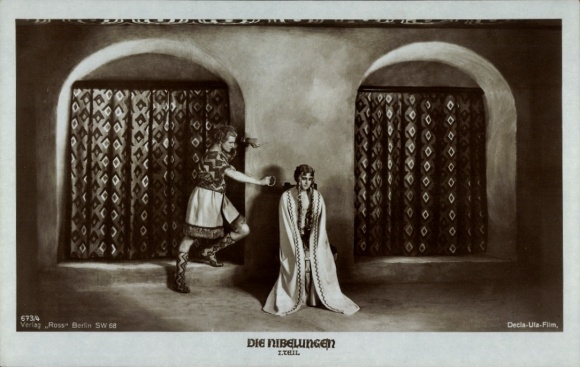Postcard Filmszene, The Nibelungen, Part I