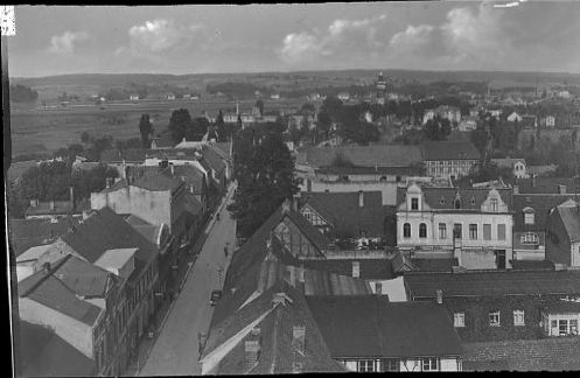 7 Negative Driesen in der Neumark, Richtstraße, Kirche, Park