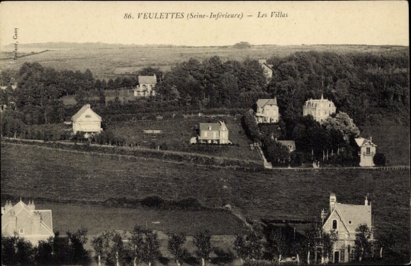 Postcard Veulettes sur Mer Seine Maritime, villas