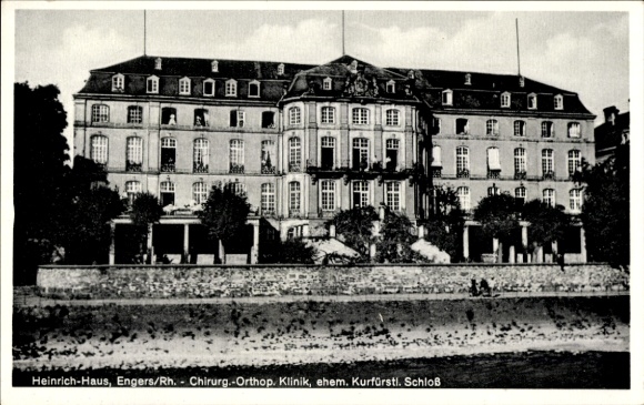 Ak Engers Neuwied, Heinrich Haus, Schloss, Chirurg. Orthop. Klinik