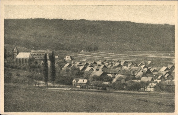 Ak Wehr am Laacher See, Blick auf den Ort, Kirche