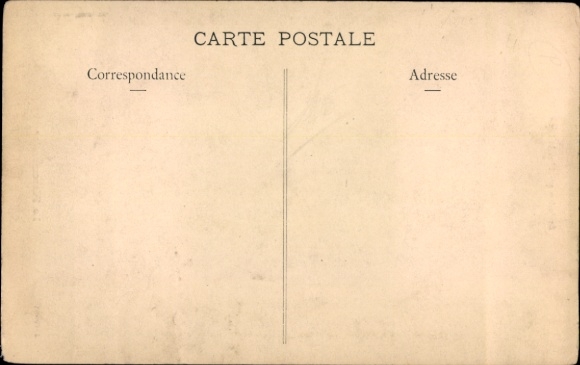 Postcard Le Passementier, French costume, man drinking, spoon