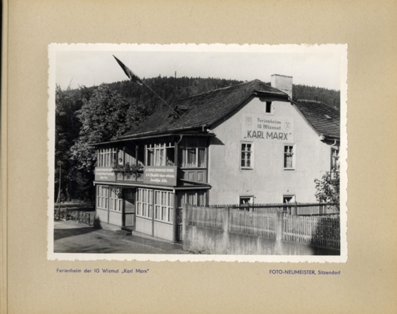 GDR IG bismuth FDGB photo album 1962 Schwarzburg holiday home 13 original photos