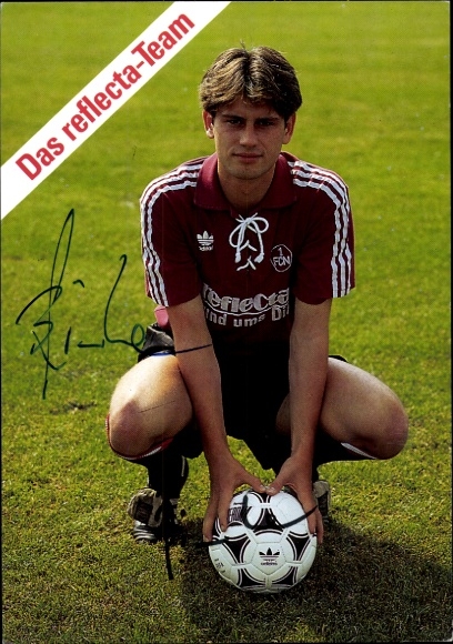Autograph card footballer Steffen Brinke, 1. FC Nuremberg, autograph
