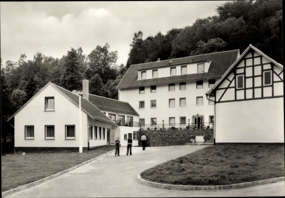Postcard Eisenberg in Thuringia, fulling mill, company holiday home of the VEB industrial insulation Leipzig