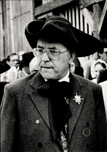 Photo Henri Goetschy, French politician from Alsace, member of the Senate