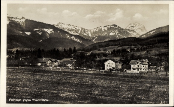 PC Bad Feilnbach in Upper Bavaria, town view, Wendelstein