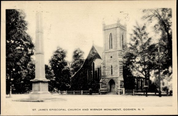 Ak Goshen New York VS, St. James Episcopal Church, Wisnod Monument