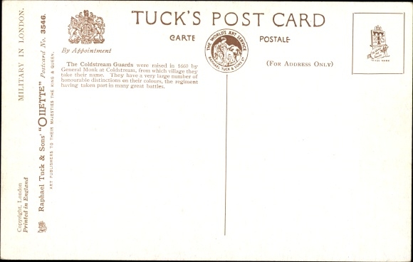 Artist Postcard Payne, Harry, Coldstream Guards changing Sentries outside Buckingham Palace, Tuck