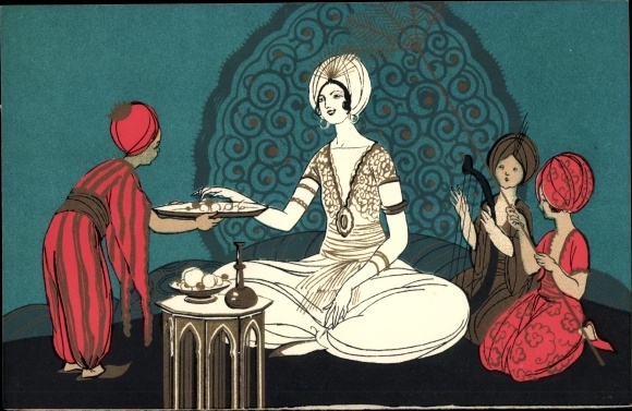 Artist PC Red Star Line, Oriental Scene