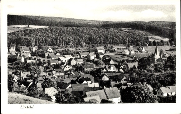 Postcard Lixfeld Angelburg in Hesse, general view