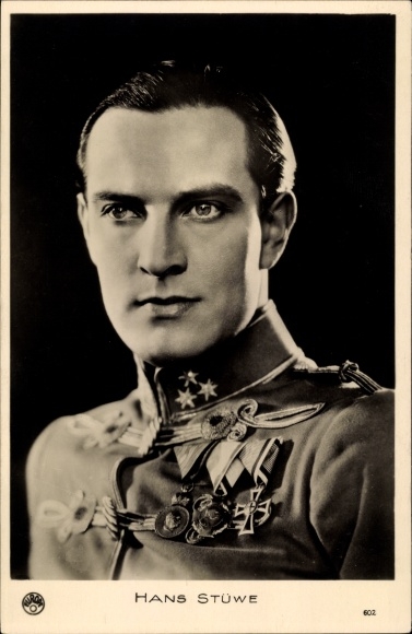 Ak Schauspieler Hans Stüwe, Portrait, Orden, Ross Verlag 4450/1