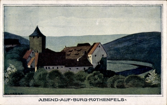 Postcard Rothenfels am Main Lower Franconia, Castle