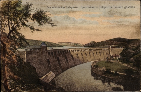 PC Frankenberg on the Eder Hesse, Waldecker dam