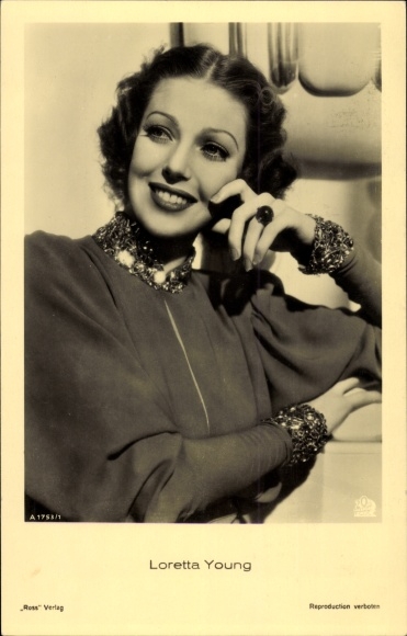 KP Aktorka Loretta Young, Portret