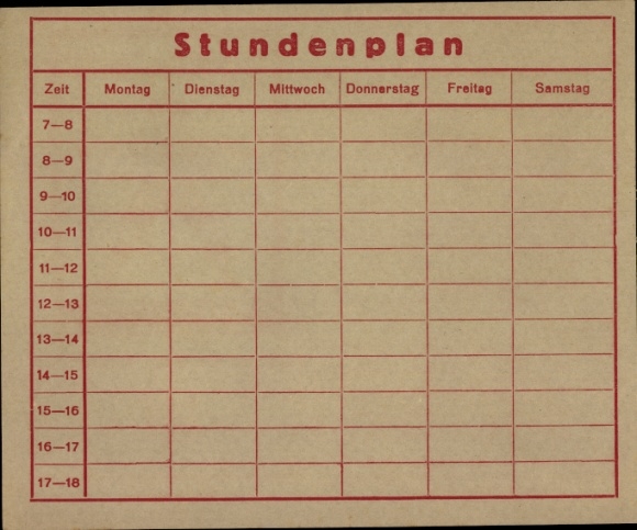 Stundenplan Brevillier & Urban Bleistiftfabrik, Kauft österreichische Bleistifte um 1930