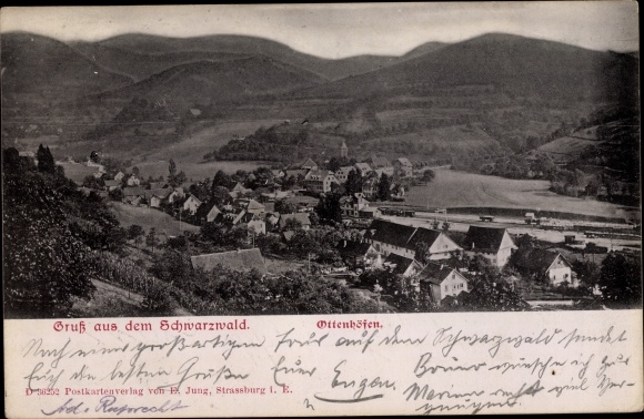 Ak Ottenhöfen in het Zwarte Woud, panorama