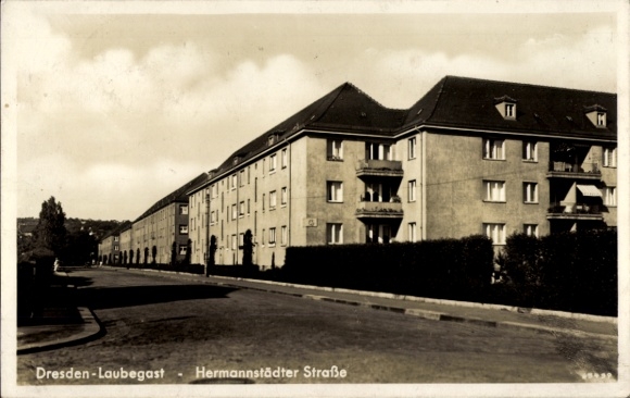 Ak Dresden Laubegast, Hermannstädter Straße