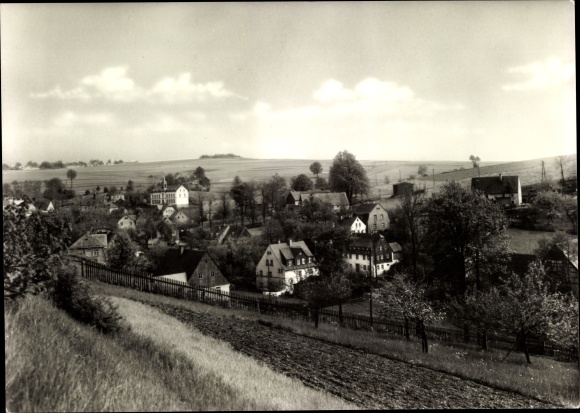 Ak Hohndorf im Erzgebirgsvorland, Blick zum Ort