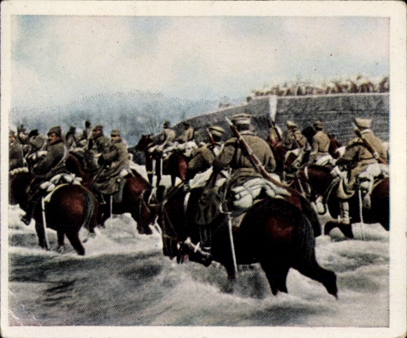 Collector's picture The post-war period 56, August 1922 Greek-Turkish War, Greek cavalry, escape