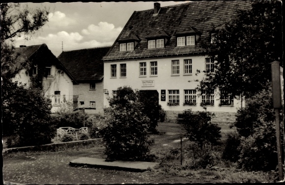 Ak Steinen Westerwaldkreis in Rijnland-Palts, Gasthaus Sanner, buitenaanzicht