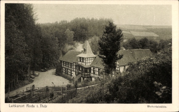 Ak Roda Stadtroda in Thüringen, Weihertalmühle