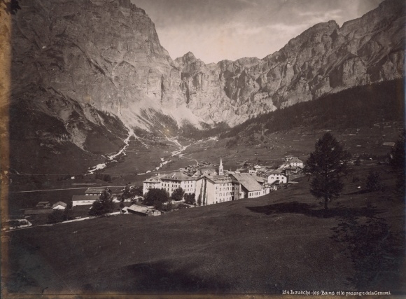 Photo Leukerbad Loeche les Bains Kanton Wallis, Panorama, Passage de la Gemmi