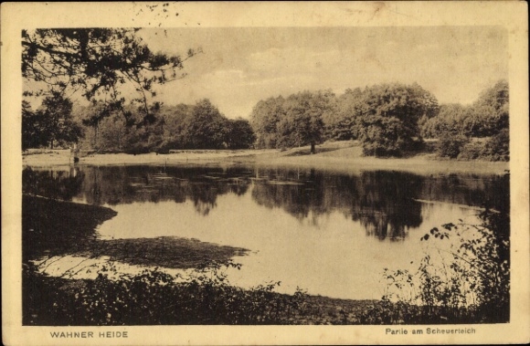 Ak Wahn Heide Köln, Wahner Heide, am Scheuerteich