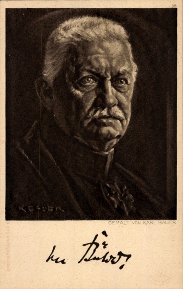 Artist PC Bauer, Karl, Generaloberst Karl von Bülow, portrait
