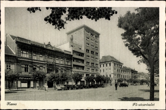 KP Košice Kassa Koschau Słowacja, Fö-utcarészlet