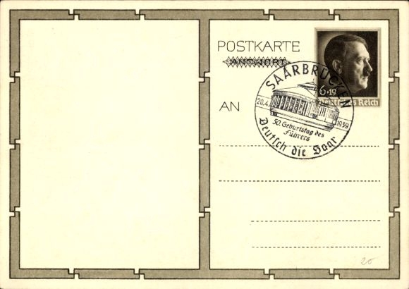 Postal stationery Postcard Führer and Reich Chancellor Adolf Hitler, well-wishers, BDM
