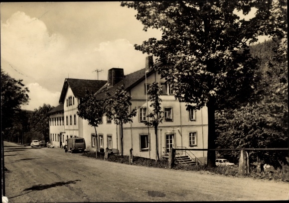 Postcard Oberpöbel Dippoldiswalde Sachsen, holiday home and restaurant, Reichsbahnamt Dresden