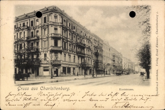 Ak Berlin Charlottenburg, Kantstraße