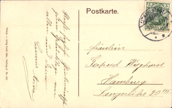 Postcard Hamburg Wandsbek Rahlstedt Oldenfelde Altrahlstedt, W. Birrencoven's residence